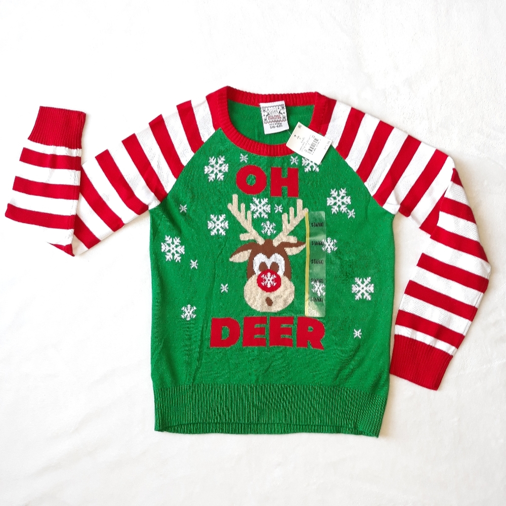 NEW Knit  Holiday Christmas Ugly Sweater - Picture 4 of 8
